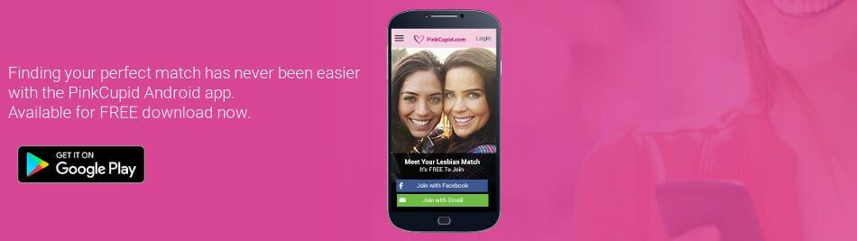 PinkCupid has an application to use the dating site from your phone